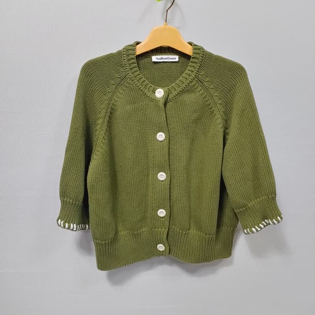 25년 YouMustCreate ymc 콰이 니트 가디건 s