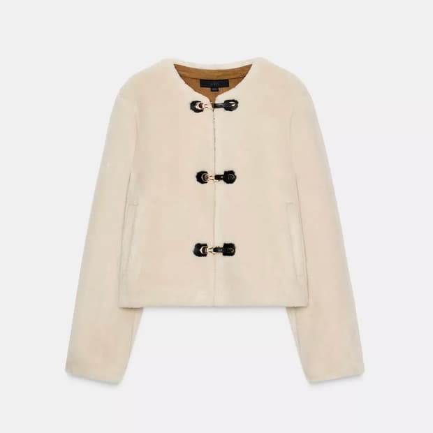 더블 페이스드 자켓 무스탕