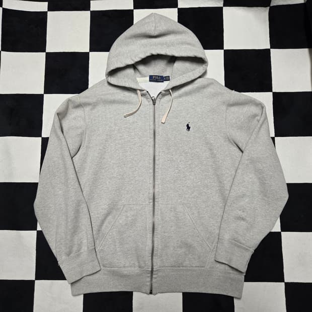 XL 폴로랄프로렌 써멀 후드 집업 그레이