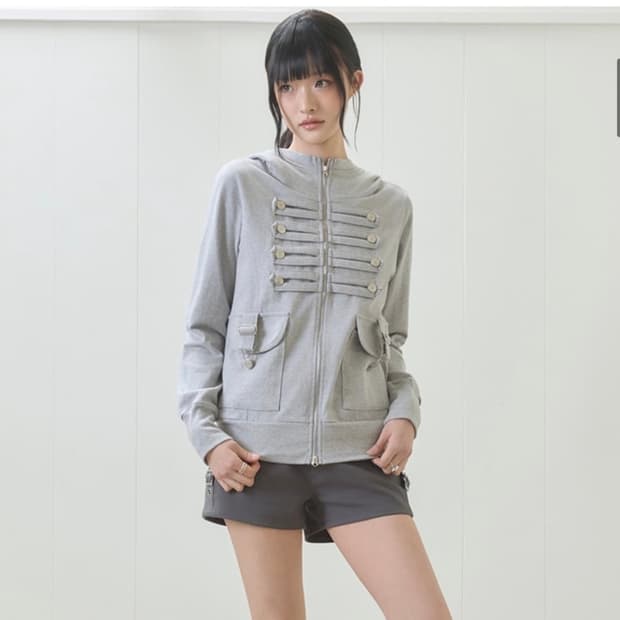 러브이즈트루 EL PIRATE HOOD ZIP UP 나폴레옹 자켓