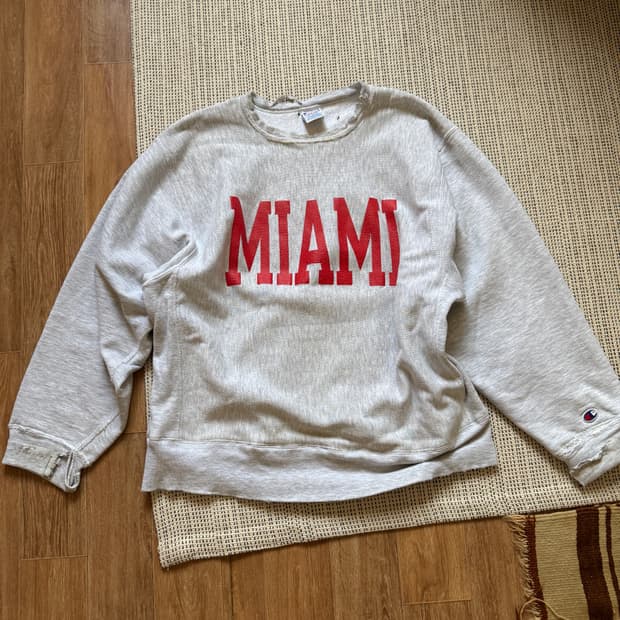 90s 빈티지 챔피온 리버스위브 디스 스웻셔츠