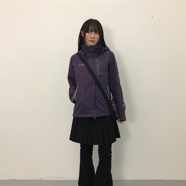 Columbia Titanium Purple Dot Jacket