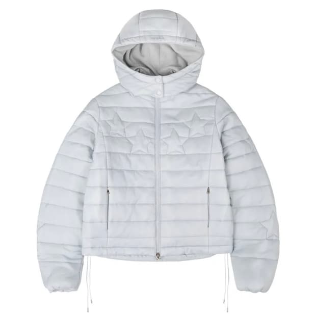 뚜오미오 패딩 STAR PADDED JACKET [LIGHT GREY]