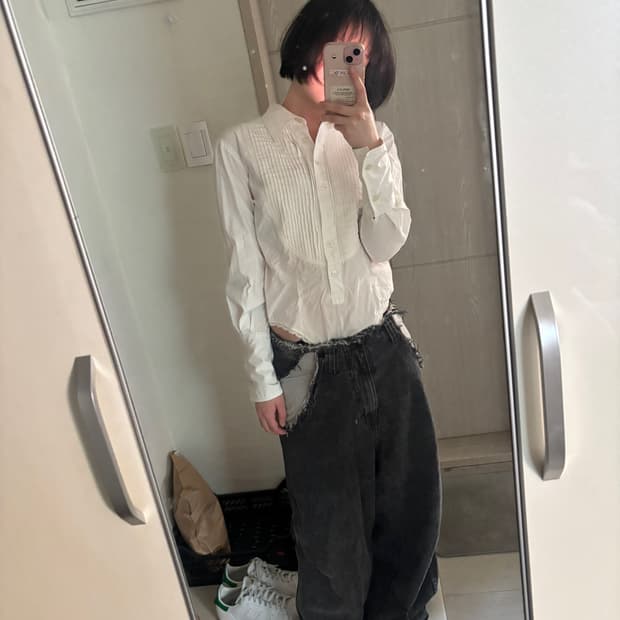 DKNY 바디수트 셔츠