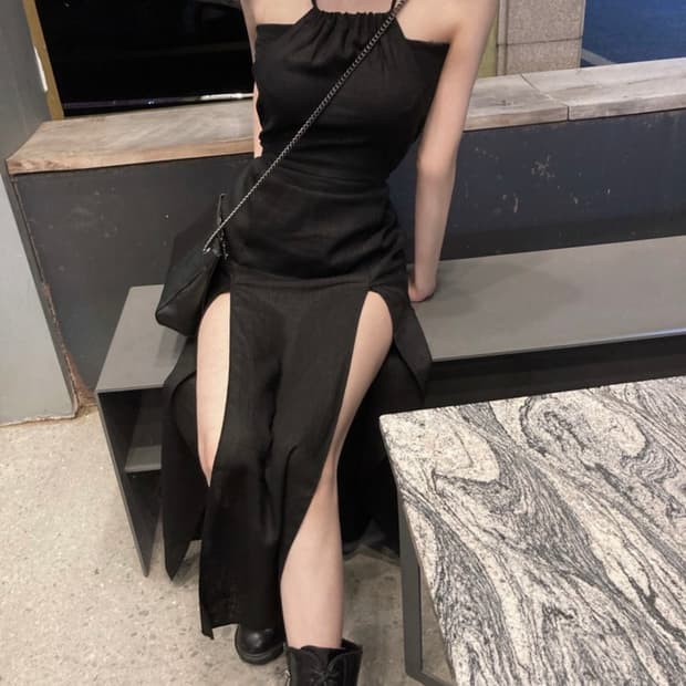 보헤미안서울 홀터넥 점프수트 보헴서