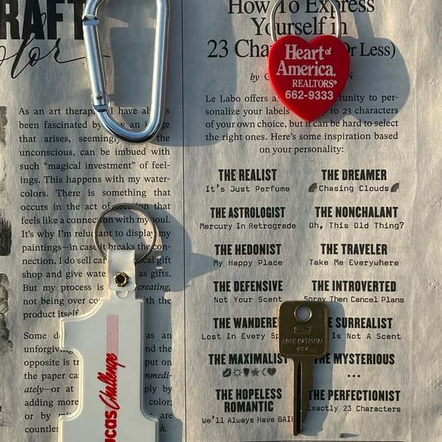 [EAST] America vintage keyring