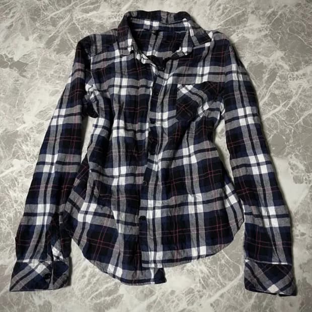 빈티지 체크셔츠