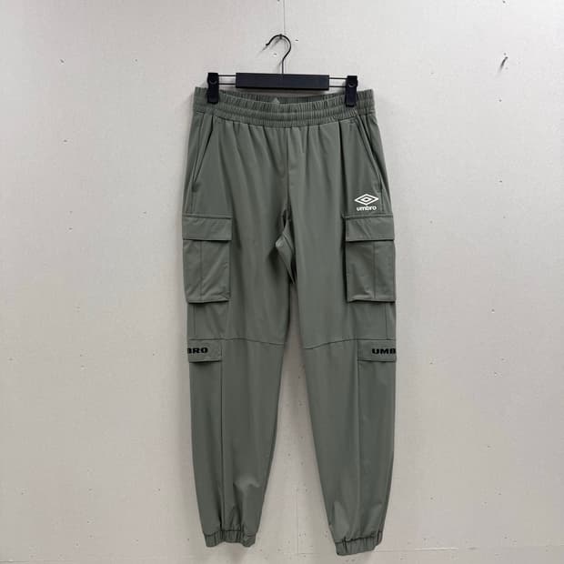 공용 70 S / 엄브로 스트레치 카고 조거팬츠 카키