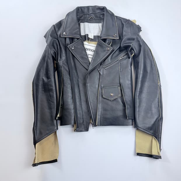 Maison Margiela X H&M leather jacket