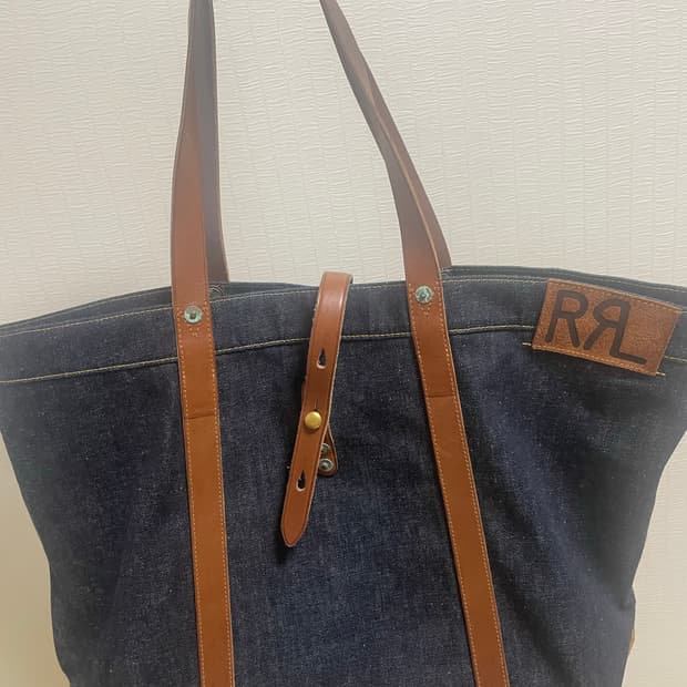 RRL 데님 토트백