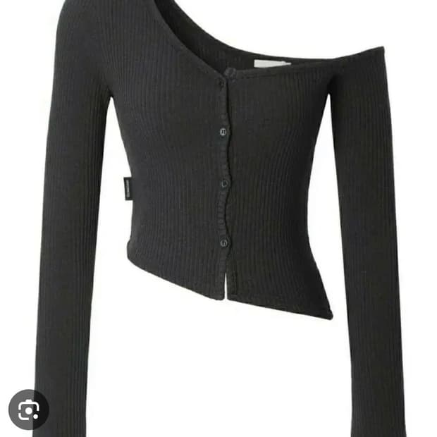 쓰리타임즈 원숄더 티