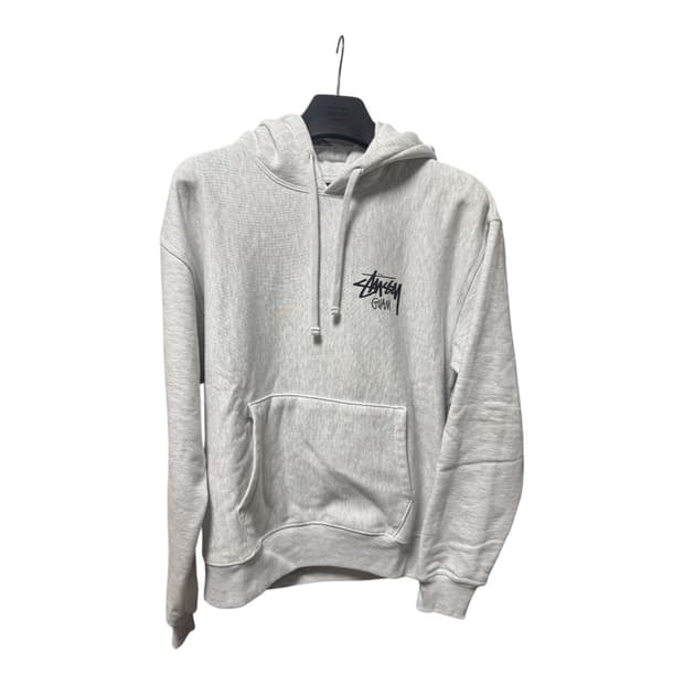 스투시 GUAM 기모 후드티 그레이