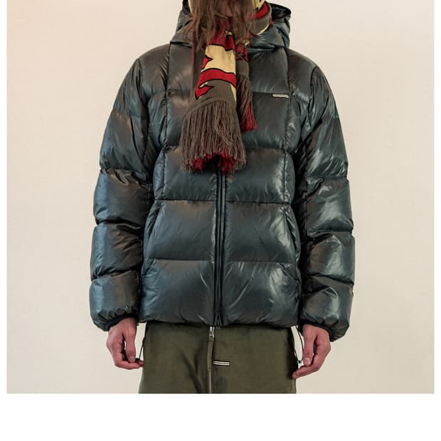 더바이닐하우스 WESTERN LOGO MUFFLER GREY