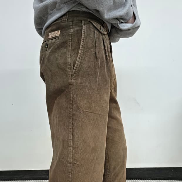 80s/90s 버버리 코듀로이 바지