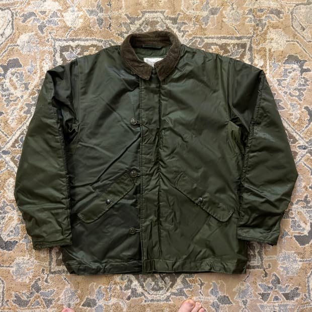 [알파인더스트리] 80s 오리지널 USN 임퍼머블 덱 자켓 (데드스탁)