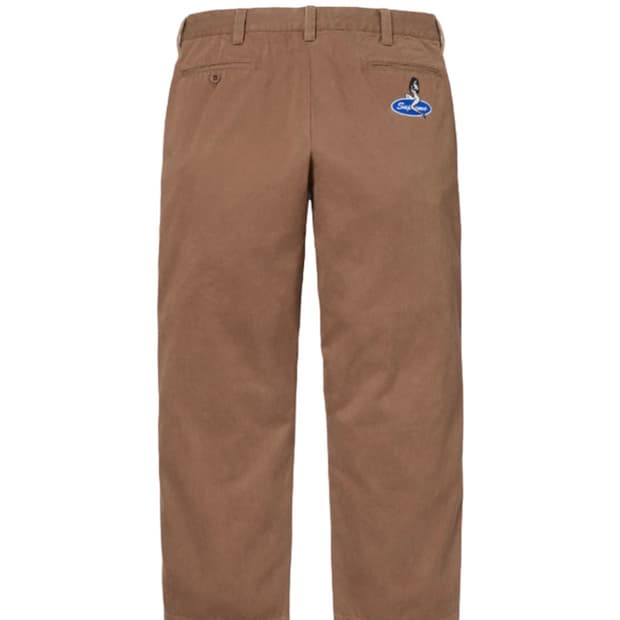 슈프림 25SS 핀업걸 치노팬츠 브라운 (32)