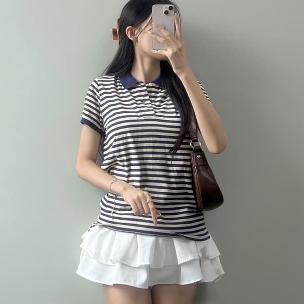 폴로 샴브레이 셔츠