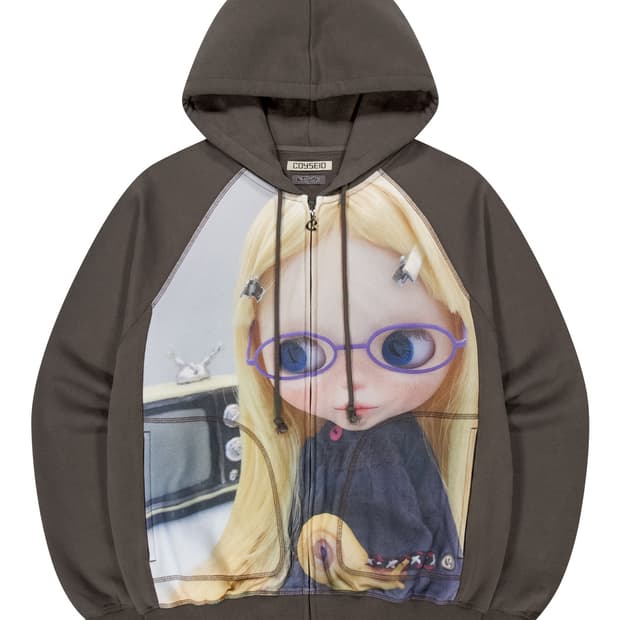 코이세이오 X 브라이스돌 집업 후디 브라운