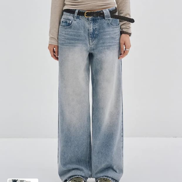 데케트 우먼 워싱 와이드 데님