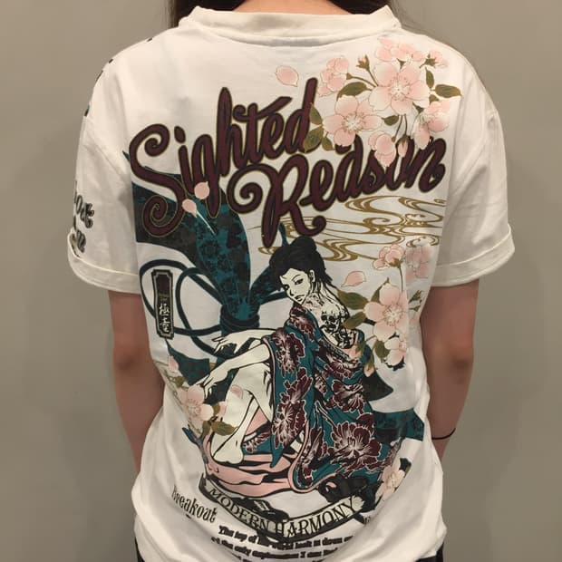BULLETNOISE oriental japaness printing t