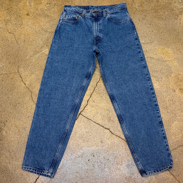 90s Made in USA 빈티지 리바이스550 배기핏 청바지 데님