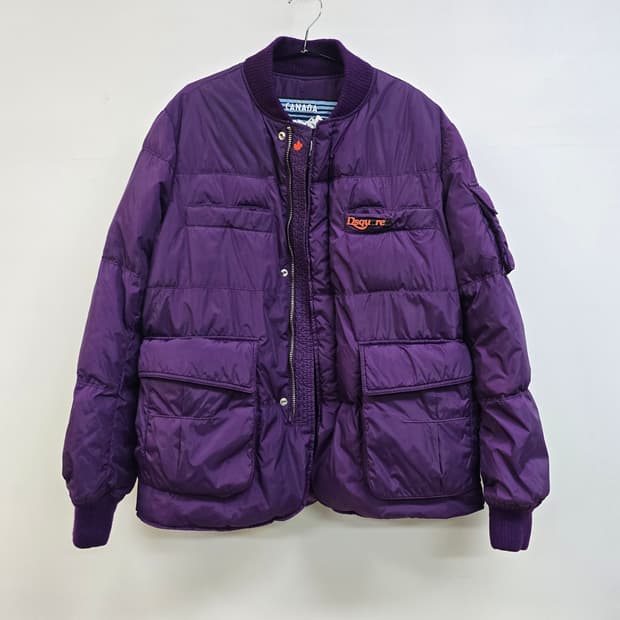 디스퀘어드2  정품 퍼플 구스 푸퍼패딩