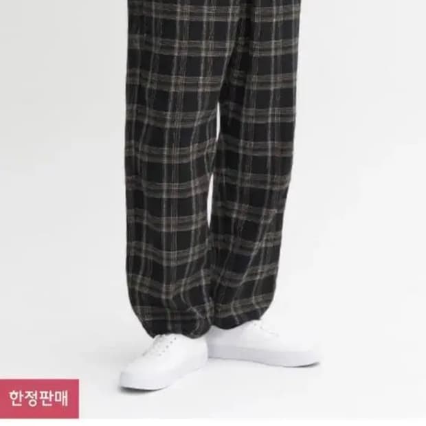 (S)토피 원마일체크스트링팬츠