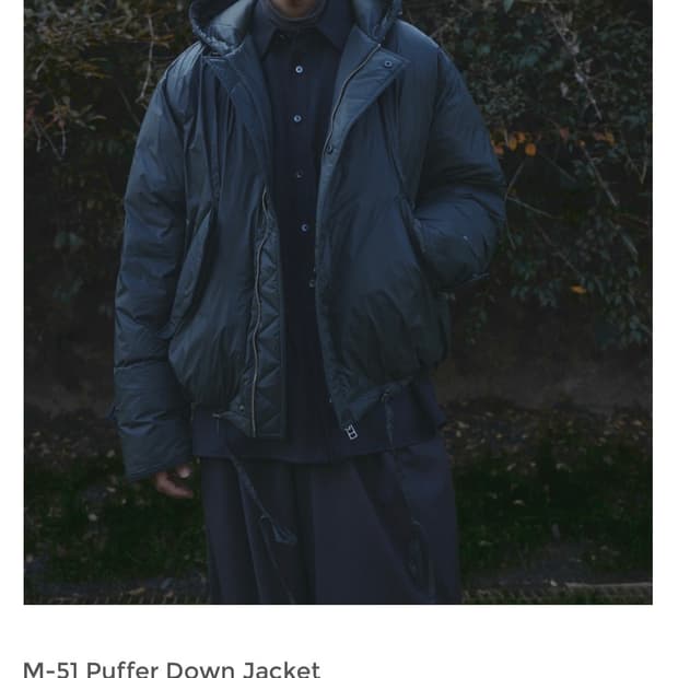 (25년 12월 구매) 유스 M-51 구스다운 패딩 올리브 M