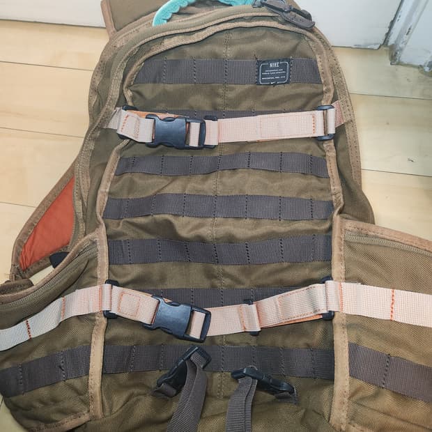 나이키 빈티지 SB RPM 스케이트 택티컬 밀리터리 머드시안 백팩