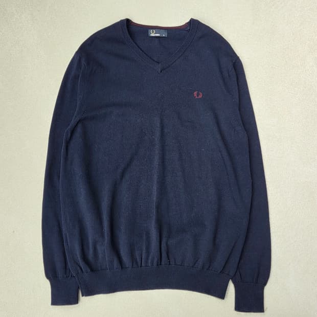 프레드페리 브이넥니트 s09159