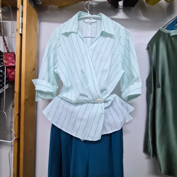 온앤온 연민트 자켓랩 셔츠