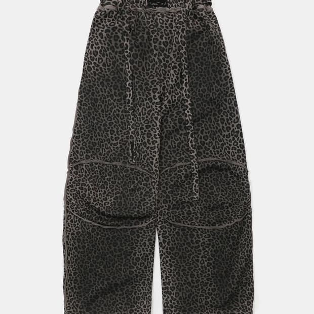 배드블러드 로 엣지 컨벡스 조거 - 블랙레오파드