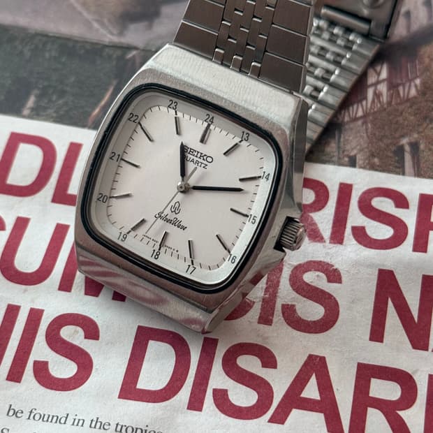 세이코 Seiko 쿼츠 SilverWave 데이데이트