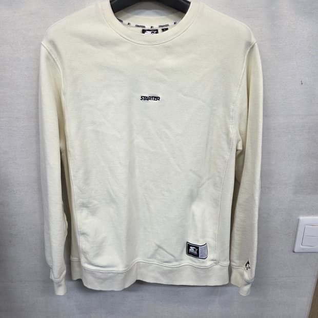 스타터 블랙 라벨 빅 백로고 기모 맨투맨 L