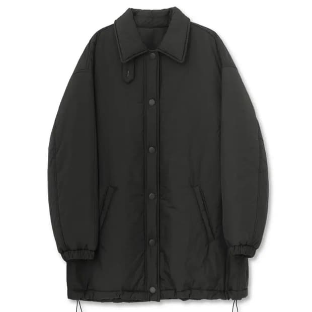 코스모스 패딩 SHIRRING JACKET (DEEP KHAKI)