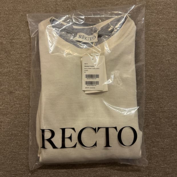 렉토(RECTO) Nova Layered T-shirts 아이보리 M
