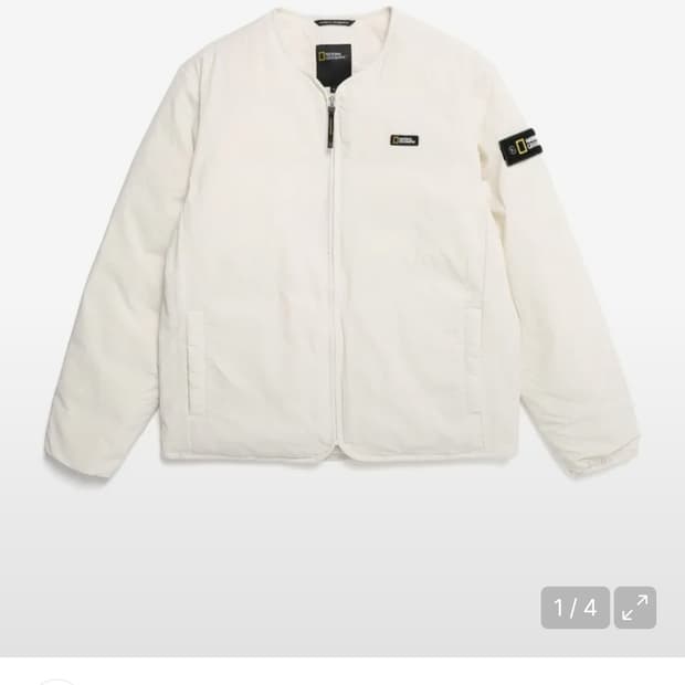 내셔널지오그래픽 노카라 경량 다운 패딩