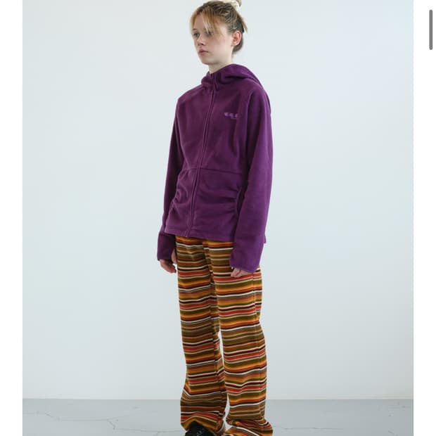 엔조블루스 노마 플리스 밴딩 부츠컷 팬츠 (Camel stripe)