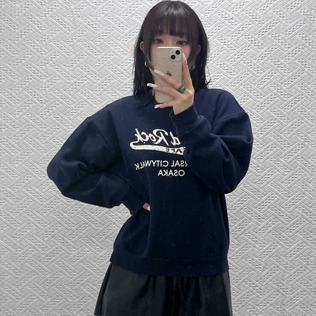 하드락카페 올드스쿨 빈티지 디스트로이드 데미지 맨투맨 M C11028