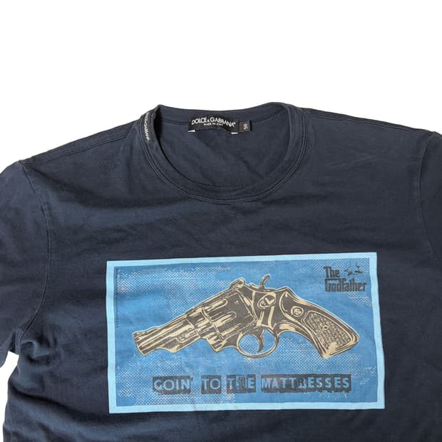 2009 돌체앤가바나 대부 리볼버 티셔츠