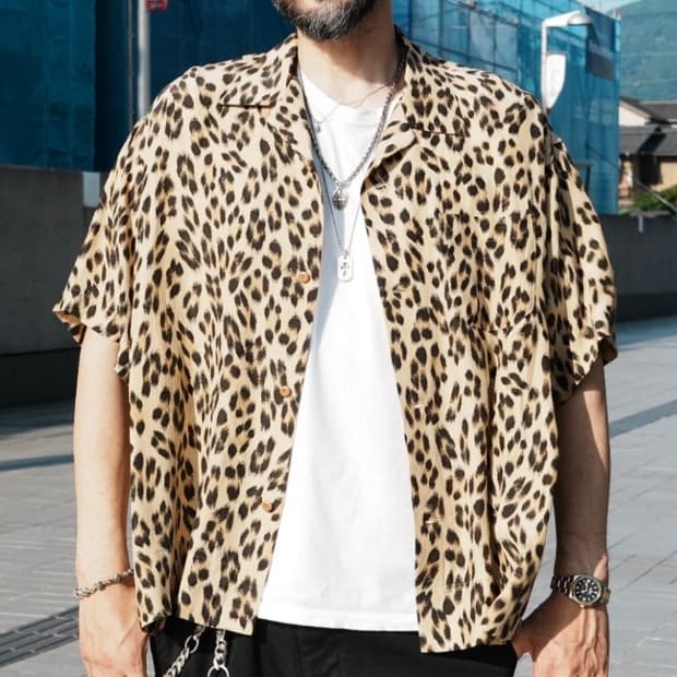 VISVIM CABAN LEOPARD SILK SHIRTS 3