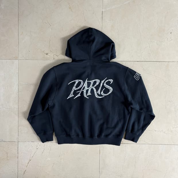 UVU Paris 25 Zipped Hoodie Ink Blue