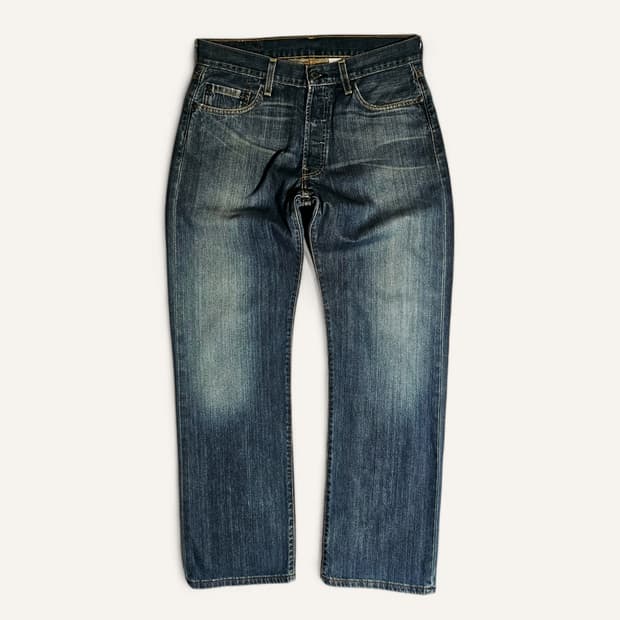 [34X32][리바이스]00's 오리지널 스트레이트 페이드워시드 데님