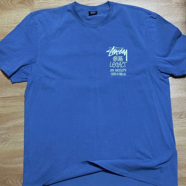 Stussy x Our Legacy T-Shirt Blue