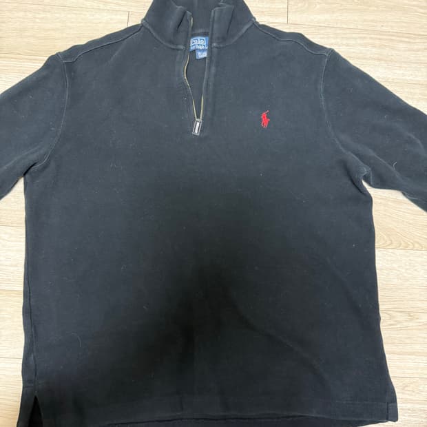 폴로 랄프로렌 블랙 하프집업 반집업 m 100