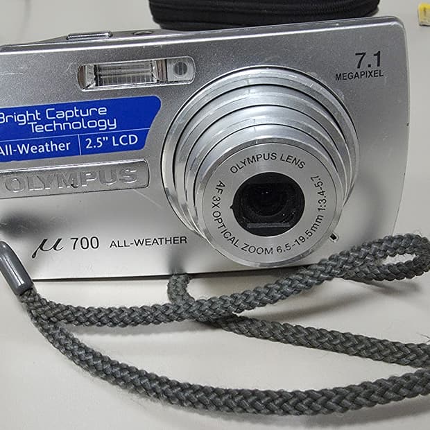 올림푸스 뮤 700 빈티지 디지털카메라 (하자)
