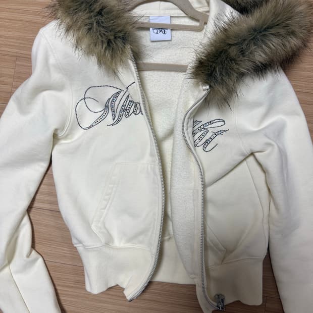 미드나잇 무브 후드집업 아이보리