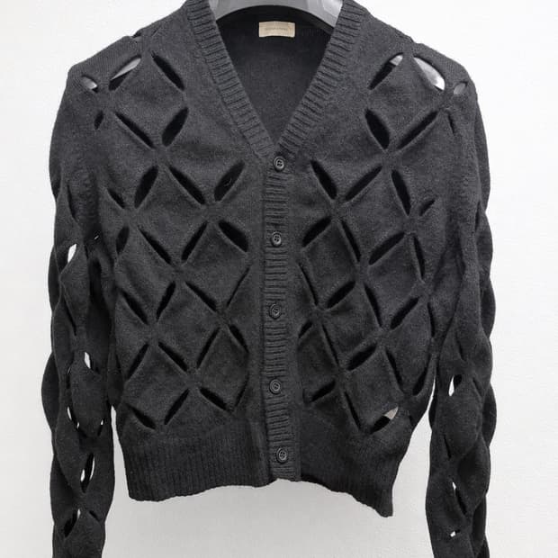 스테판쿡 슬래시 가디건 블랙 M