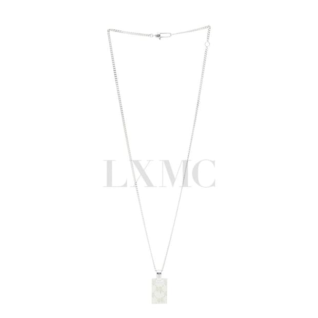 구찌 고스트 실버 목걸이 GG 펜던트 체인 네크리스 455315