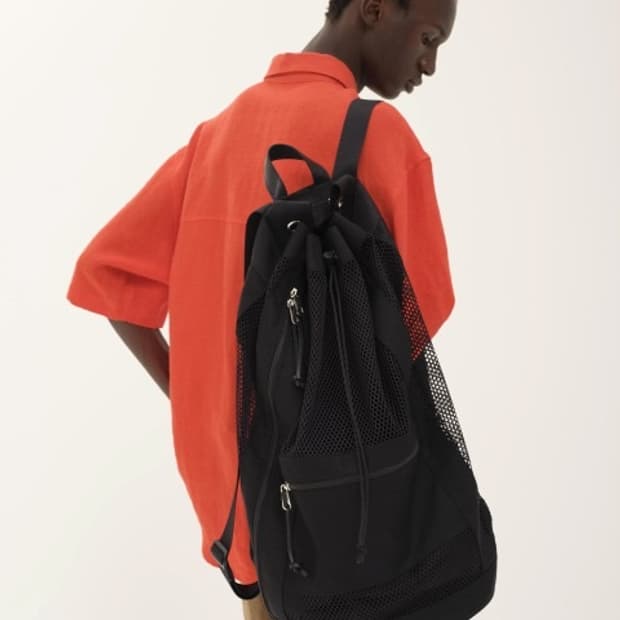 오라리 x 아에타 24ss 메쉬 백팩/블랙